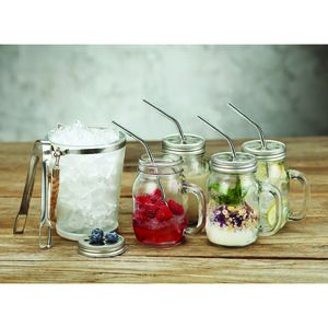 Bien Servi Ice Bucket with Mug and Tong Set Bien Servi Ice Bucket with Mug and Tong Set